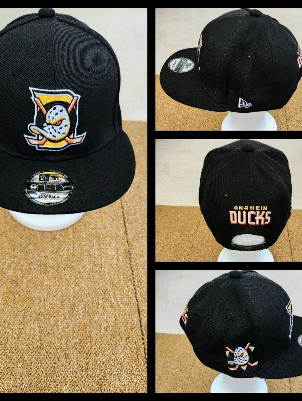 ANAHEIM DUCKS NHL HOCKEY SNAPBACK HAT.